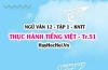 Soạn bài Thực hành tiếng Việt trang 51 Ngữ văn lớp 12 tập 1 Kết nối tri thức